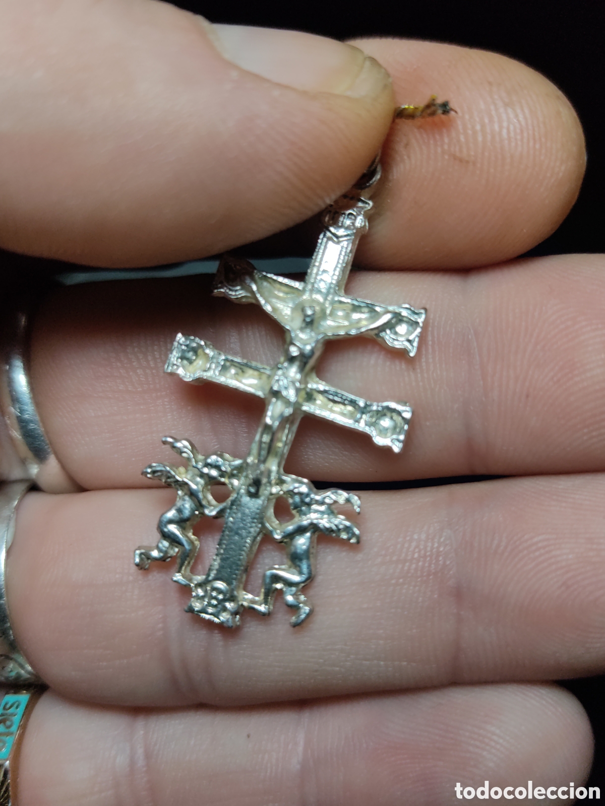 Joyeria: Cruz de Caravaca plateada. - Foto 5