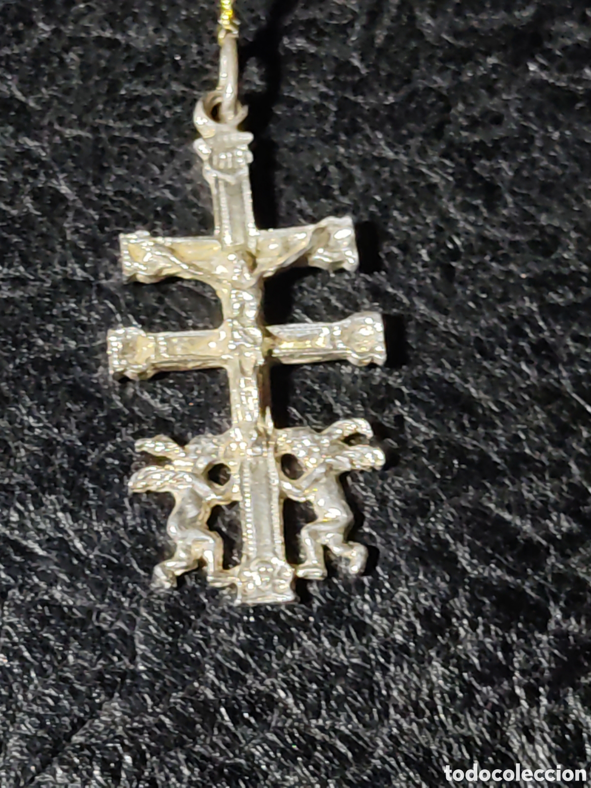 Joyeria: Cruz de Caravaca plateada. - Foto 1