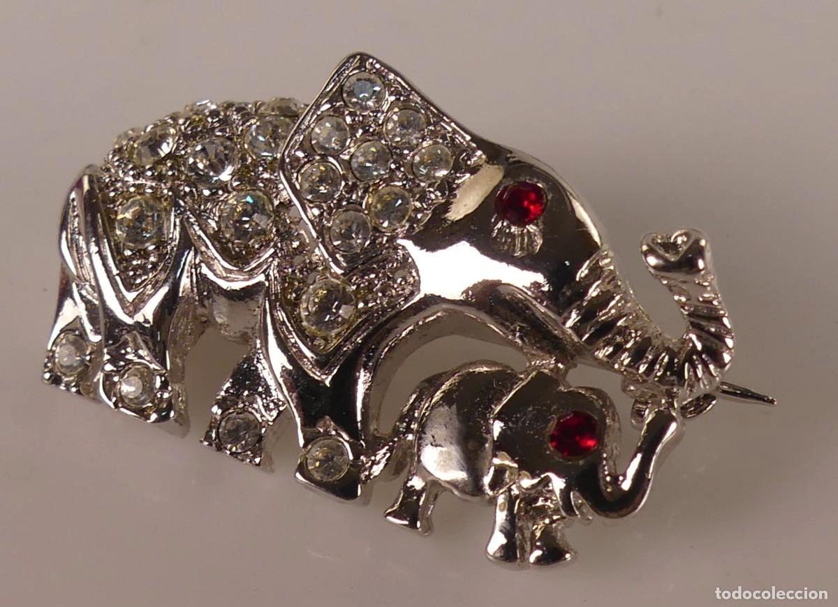 Joyeria: BONITO BROCHE FORMA DE ELEFANTES - Foto 2