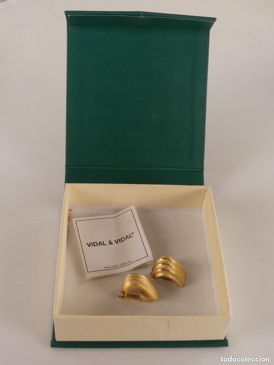 Joyeria: PENDIENTES CHAPADOS EN ORO DE 18 K-VIDAL & VIDAL - Foto 1
