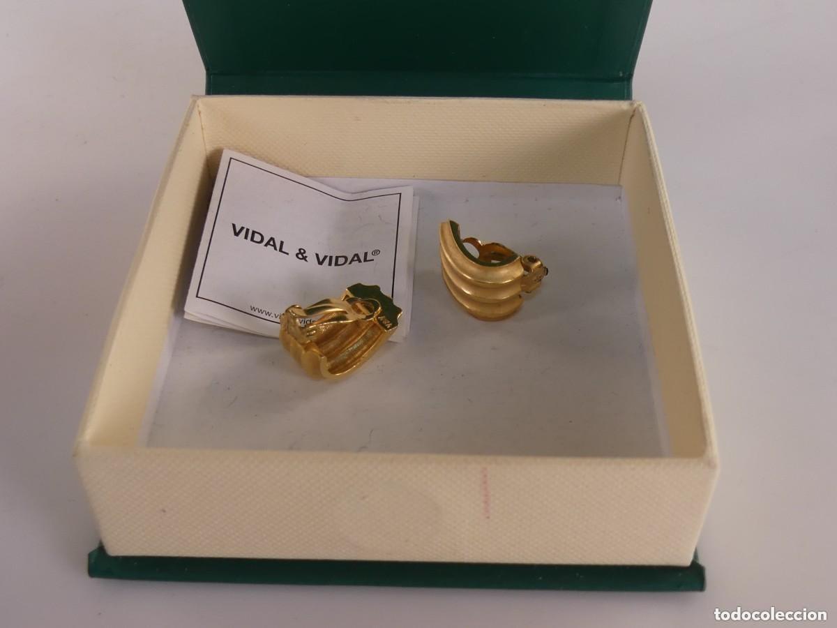 Joyeria: PENDIENTES CHAPADOS EN ORO DE 18 K-VIDAL & VIDAL - Foto 3