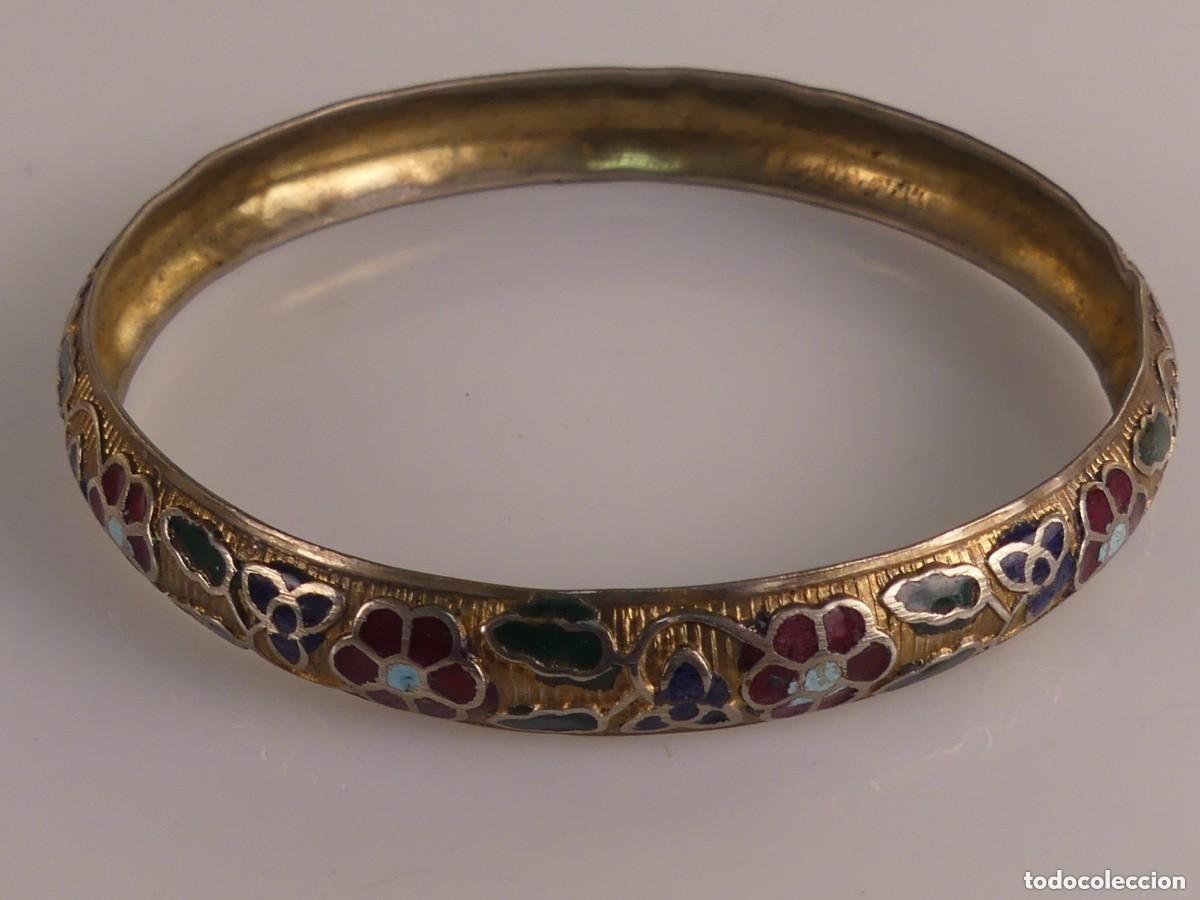 Joyeria: Pulsera Dorada Decoracion Floral - Foto 2
