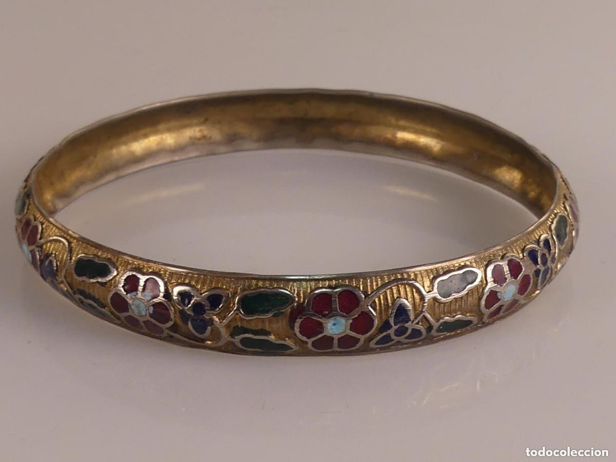 Joyeria: Pulsera Dorada Decoracion Floral - Foto 3