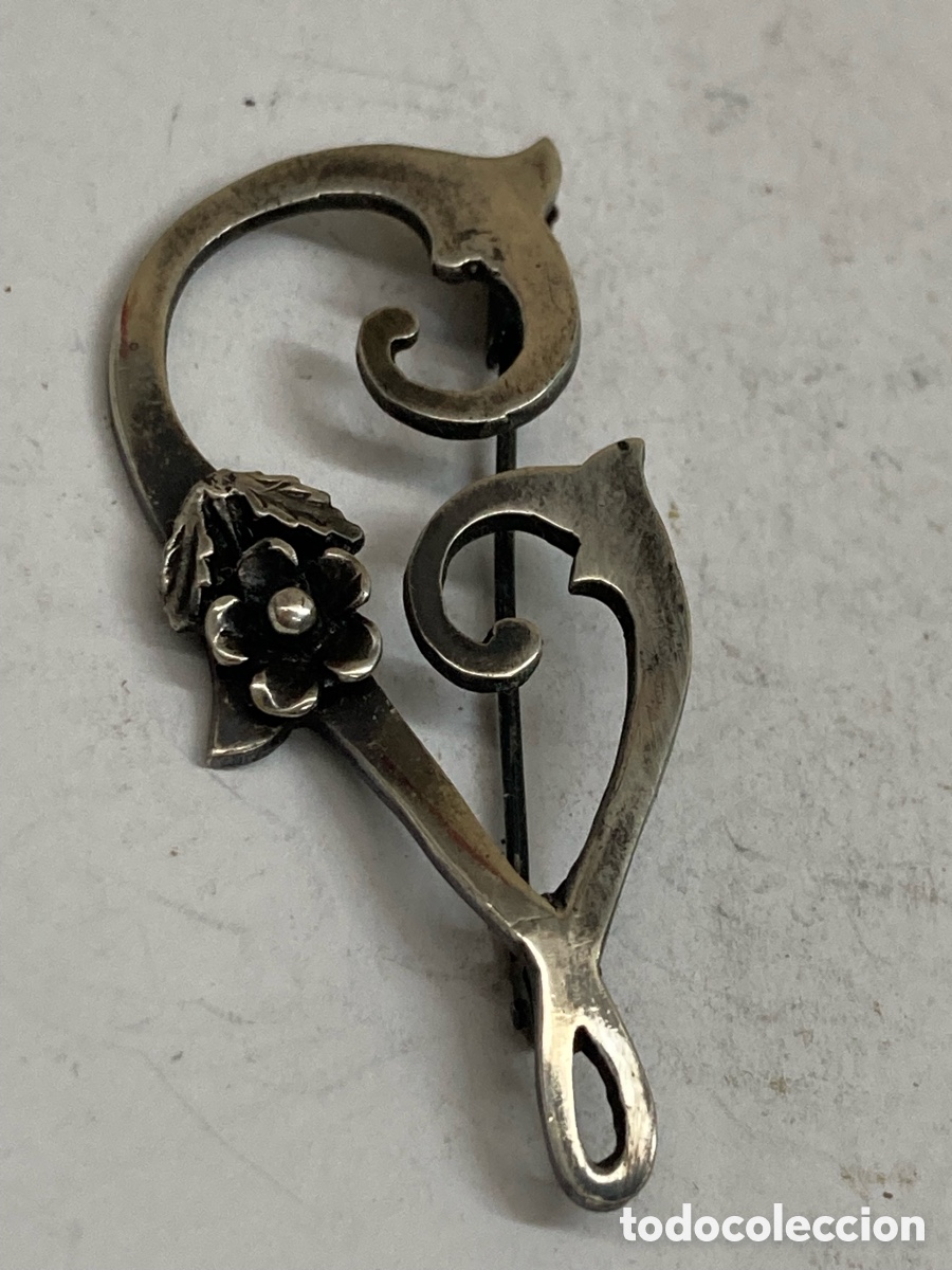Joyeria: Broche de plata calado B85 - Foto 1