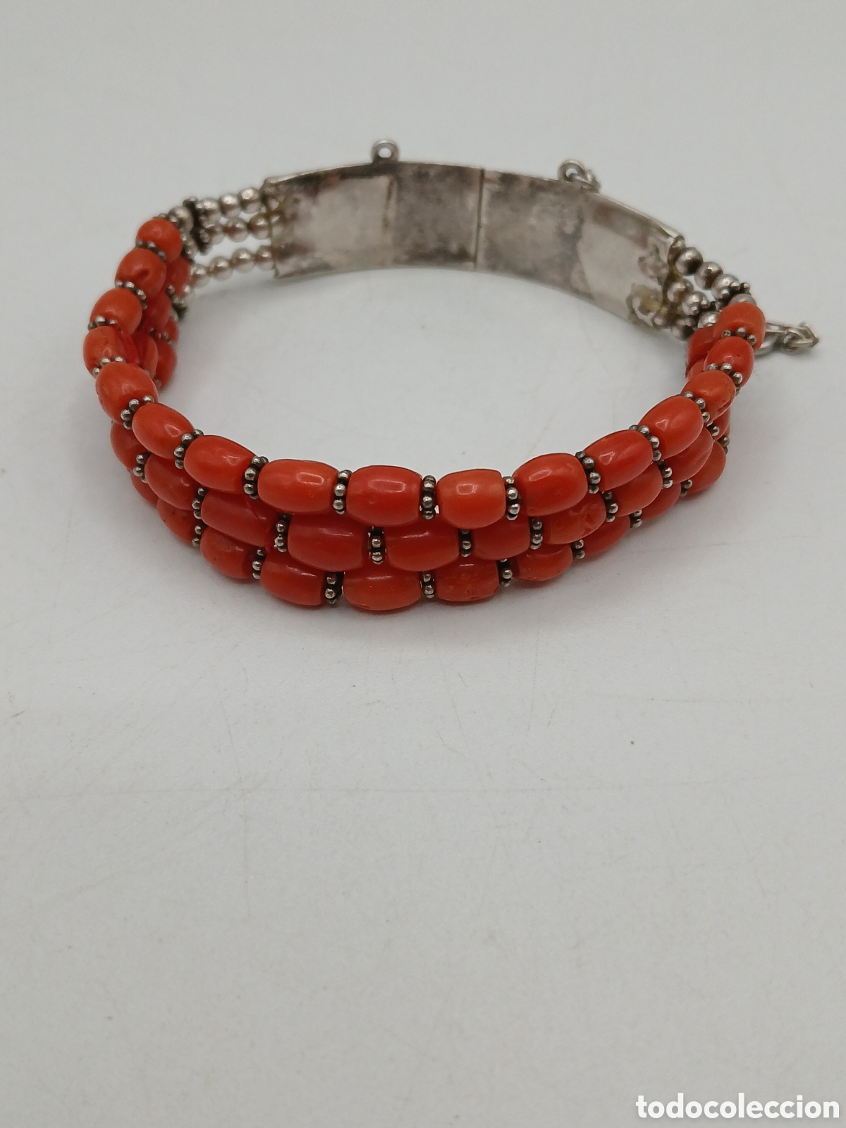 Joyeria: Pulsera plata 925mls y coral rojo - Foto 5