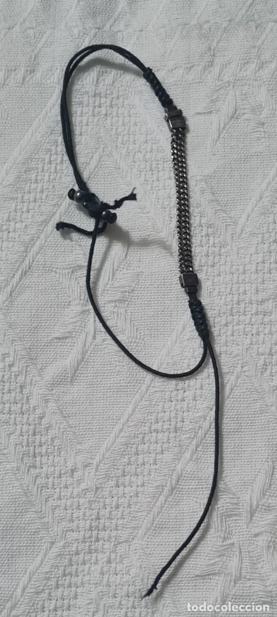 Joyeria: PULSERA TOUS EN PLATA DE LEY 925 CORD&Oacute;N NEGRO - Foto 4