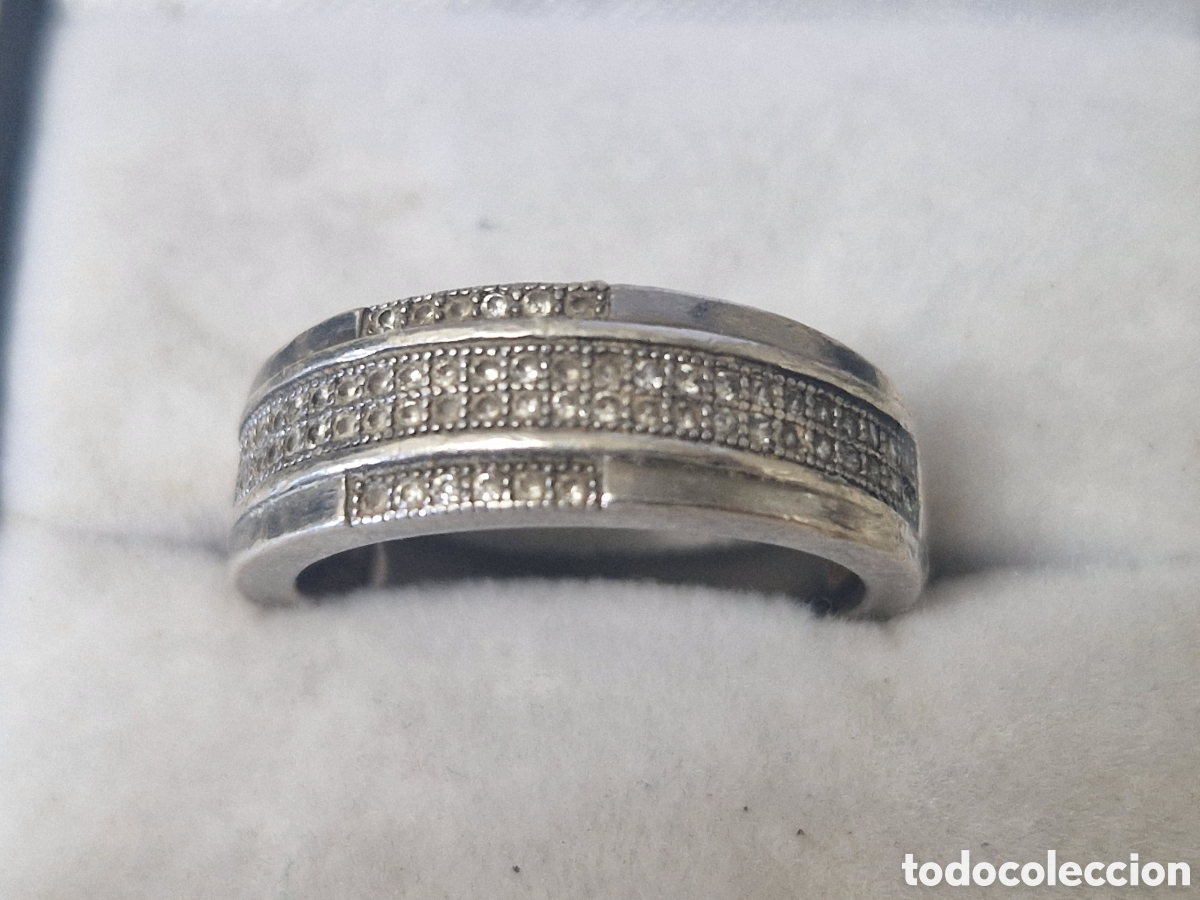 Joyeria: BONITO ANILLO PLATA DE LEY CIRCONITAS - Foto 7