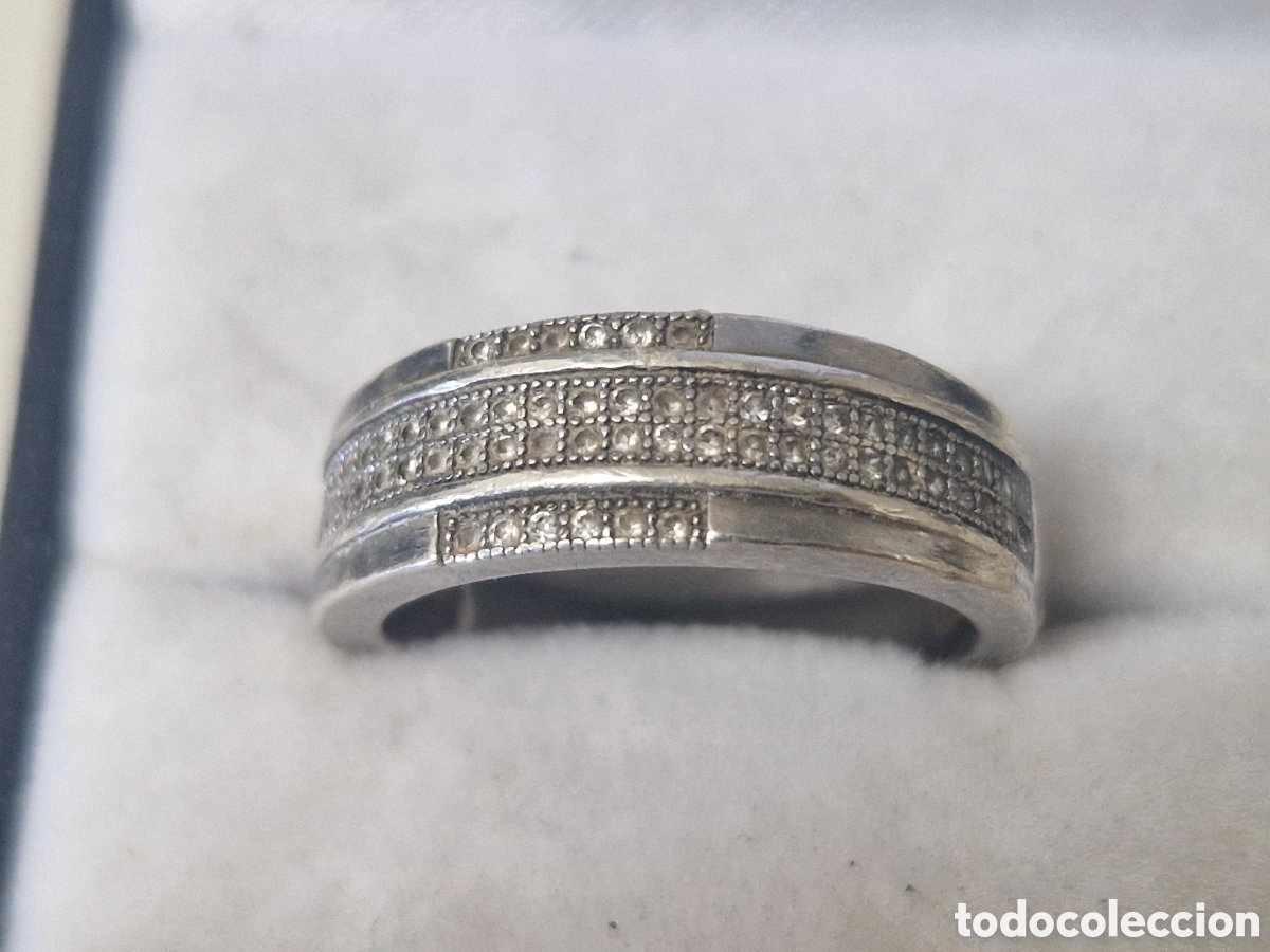 Joyeria: BONITO ANILLO PLATA DE LEY CIRCONITAS - Foto 1