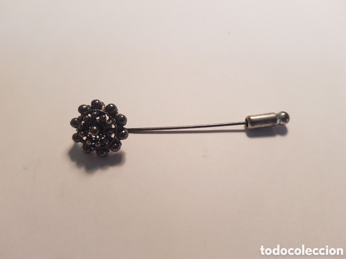 Joyeria: #922 Broche bot&oacute;n charro plata de ley 925 5,5cm - Foto 1