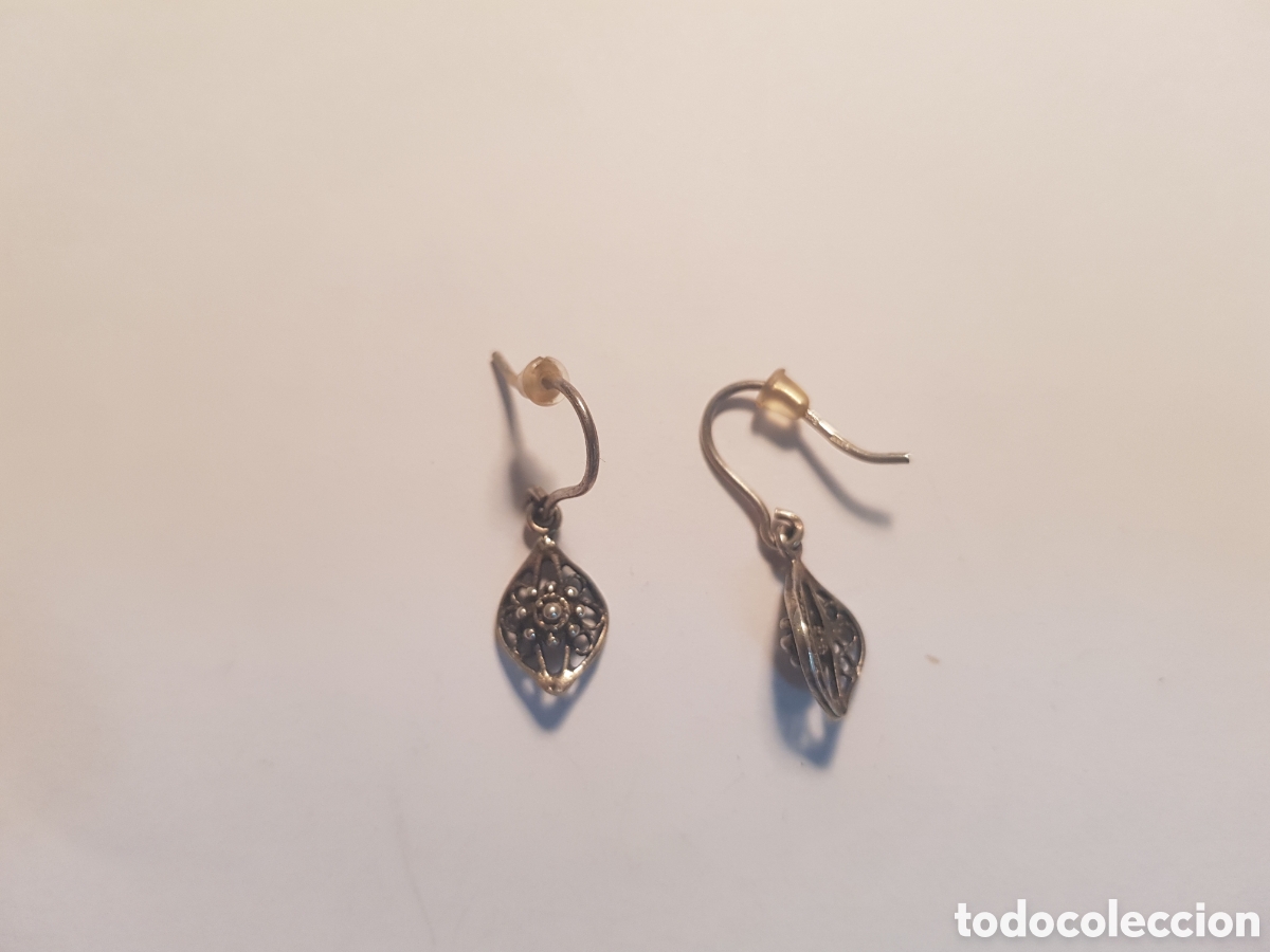Joyeria: #930 Pendientes plata de ley 925 2,5cm - Foto 1
