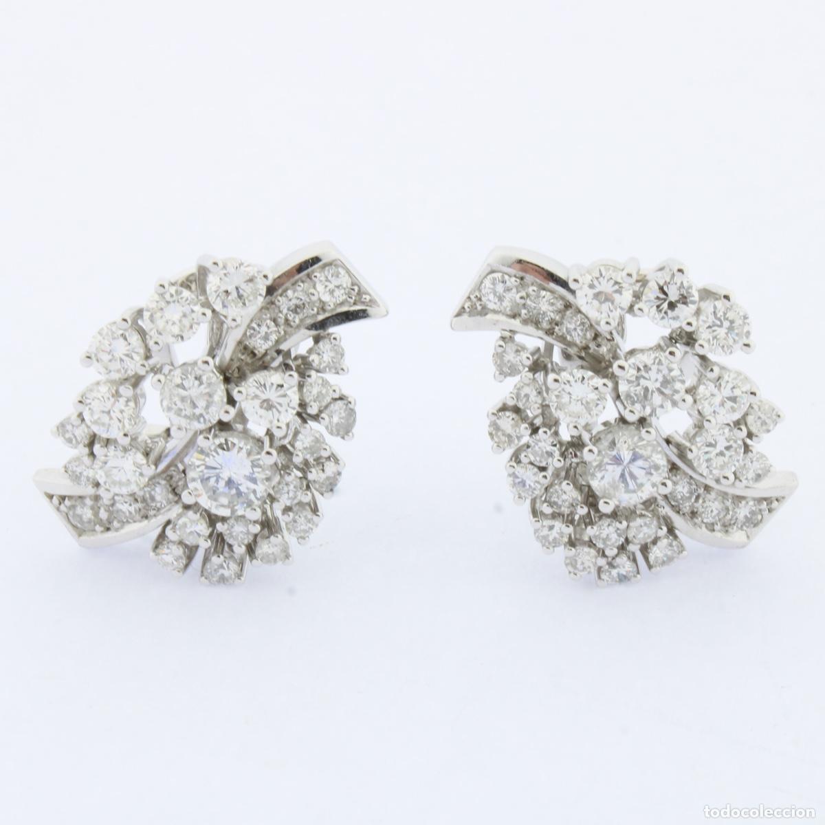 Joyeria: Pendientes vintage con diamantes - Foto 2