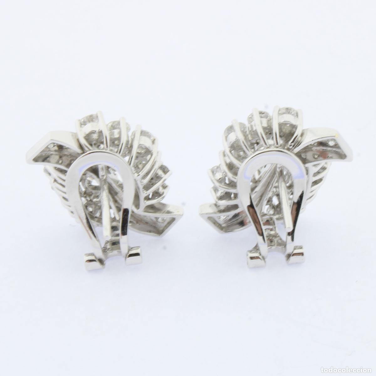 Joyeria: Pendientes vintage con diamantes - Foto 4