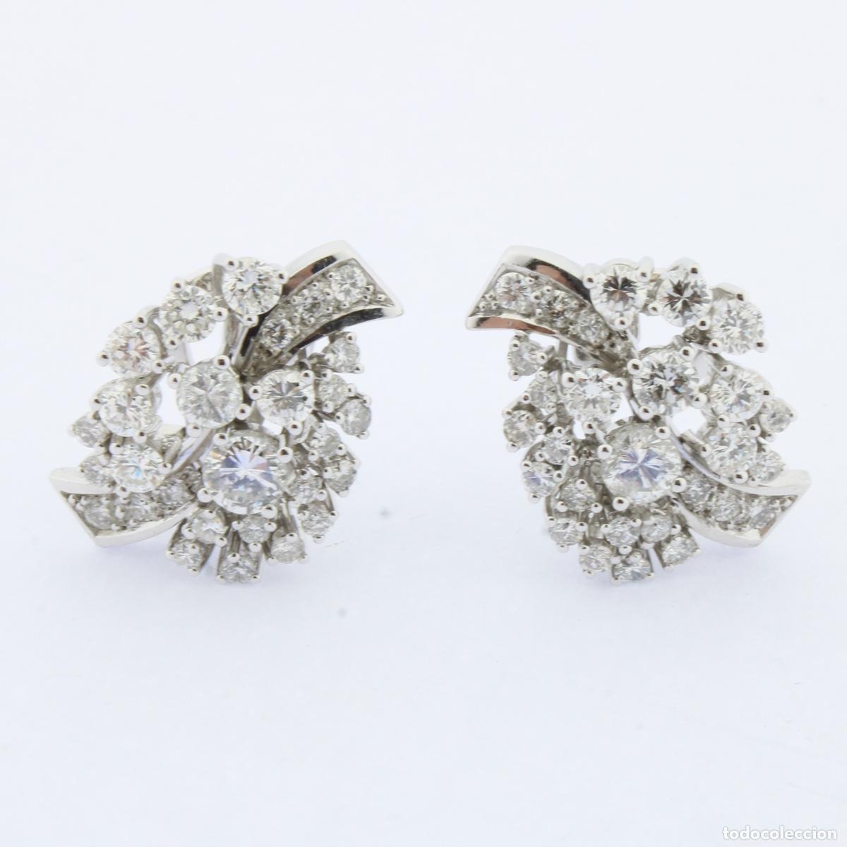 Joyeria: Pendientes vintage con diamantes - Foto 6