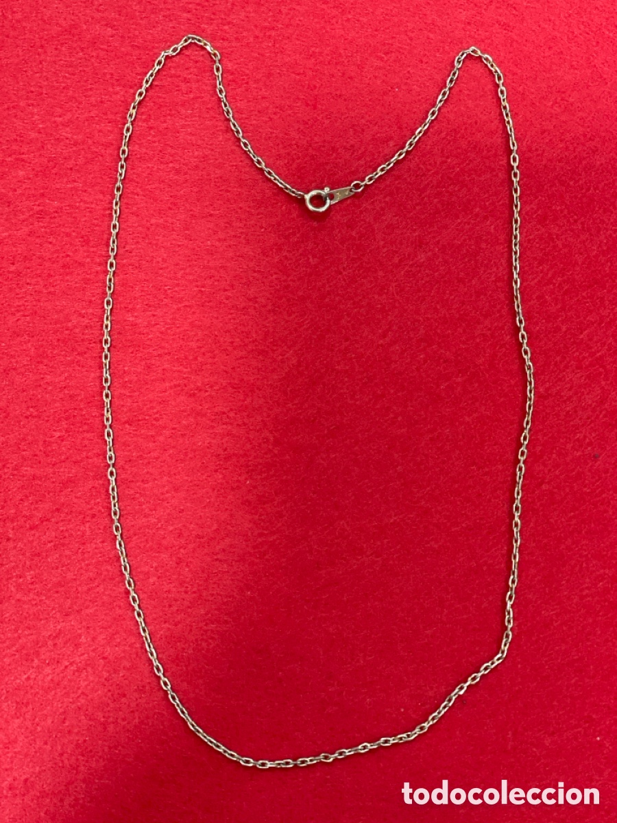 Joyeria: Cadena en plata dorada contrastada. - Foto 1
