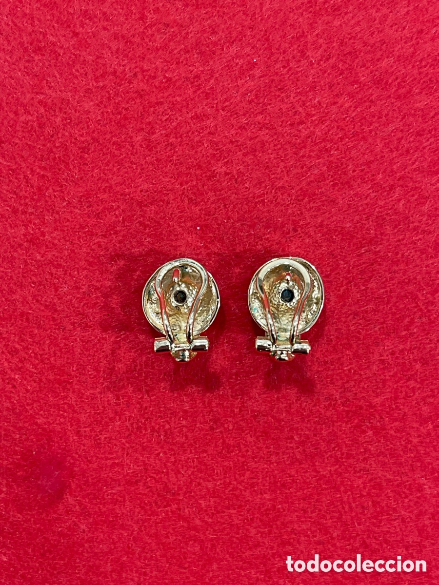 Joyeria: Pendientes chapados en oro tipo dormilonas. - Foto 2