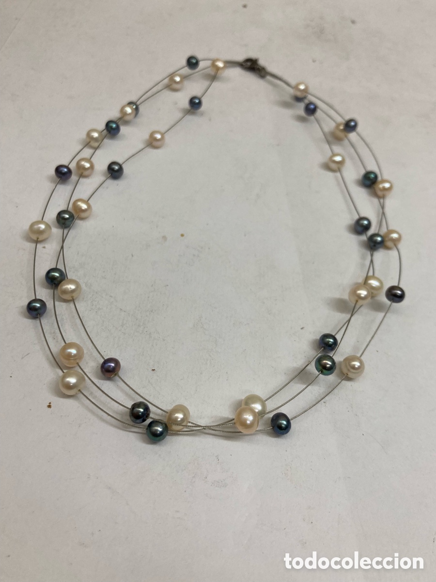 Joyeria: Collar de plata y perlas COLL04 - Foto 1