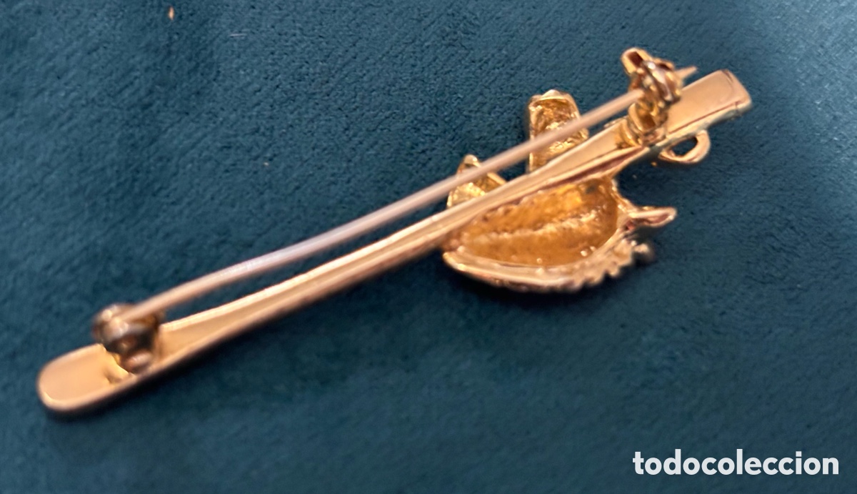 Joyeria: Broche de caballo metal dorado - Foto 2
