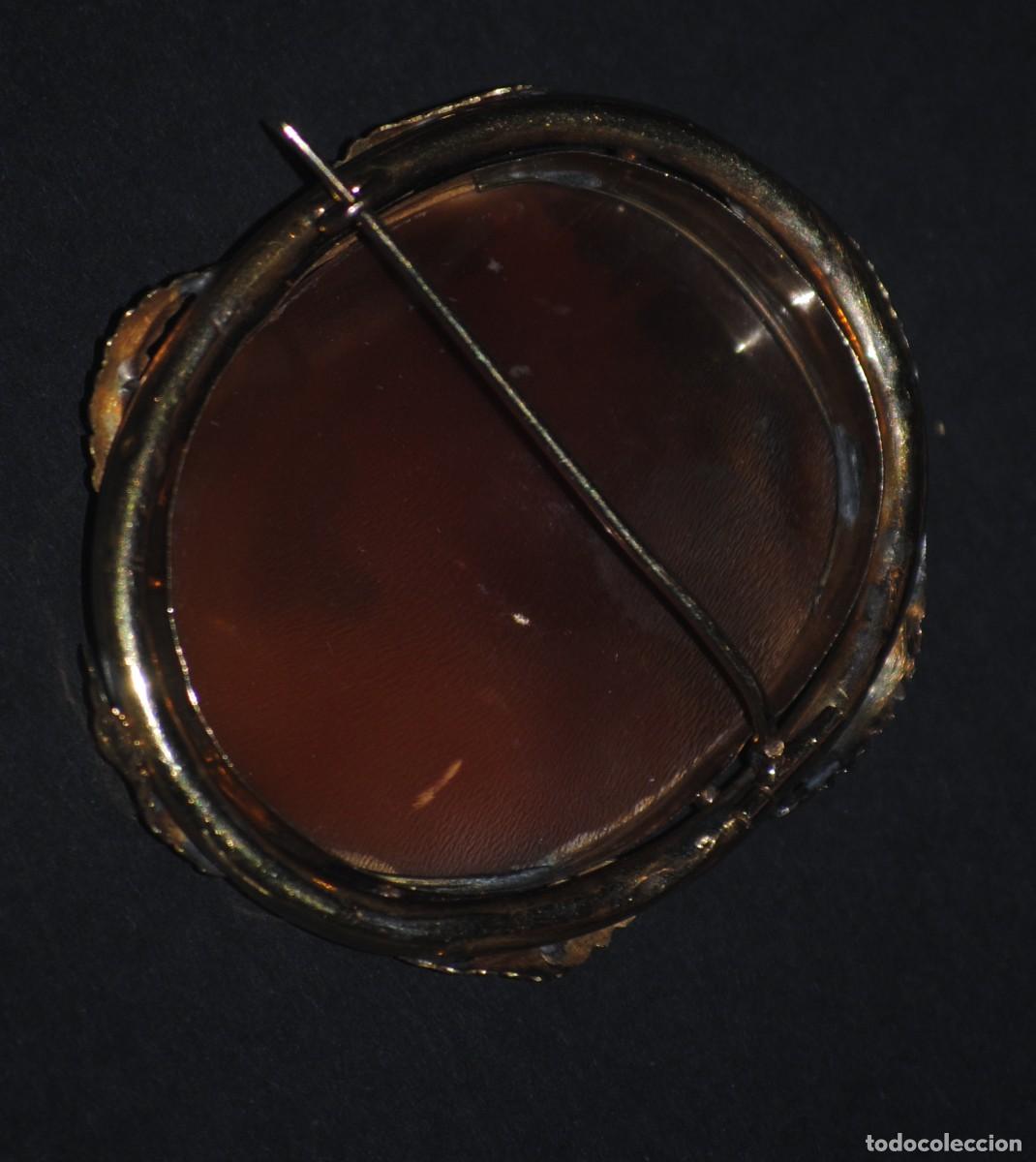 Joyeria: ANTIGUO BROCHE CAMAFEO DE CONCHA ORO - Foto 5