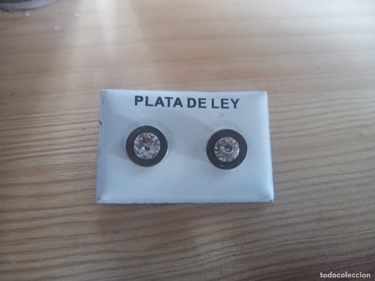 Joyeria: BONITOS PENDIENTES PLATEADOS ANTIGUO - Foto 1