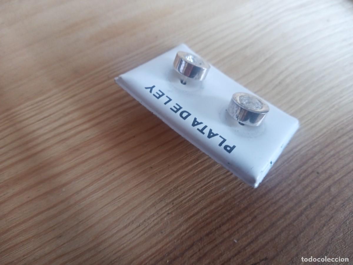 Joyeria: BONITOS PENDIENTES PLATEADOS ANTIGUO - Foto 3