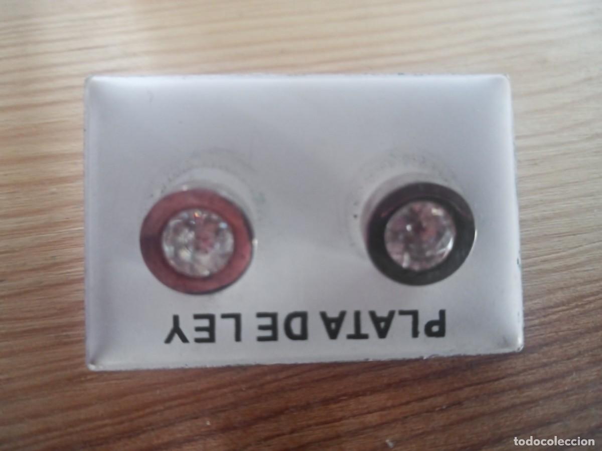 Joyeria: BONITOS PENDIENTES PLATEADOS ANTIGUO - Foto 7