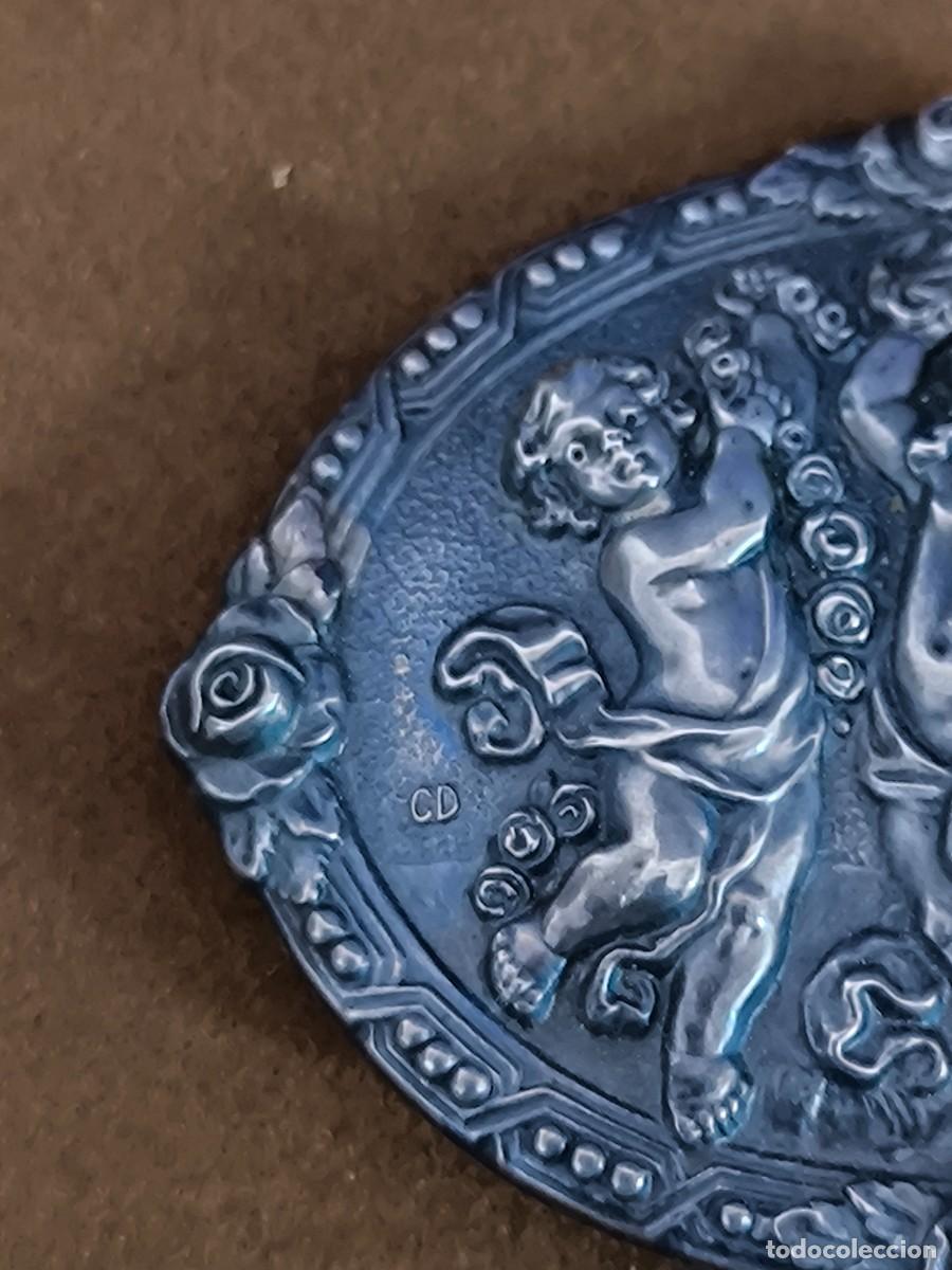 Joyeria: BROCHE CON QUERUBINES EN PLATA - Foto 2