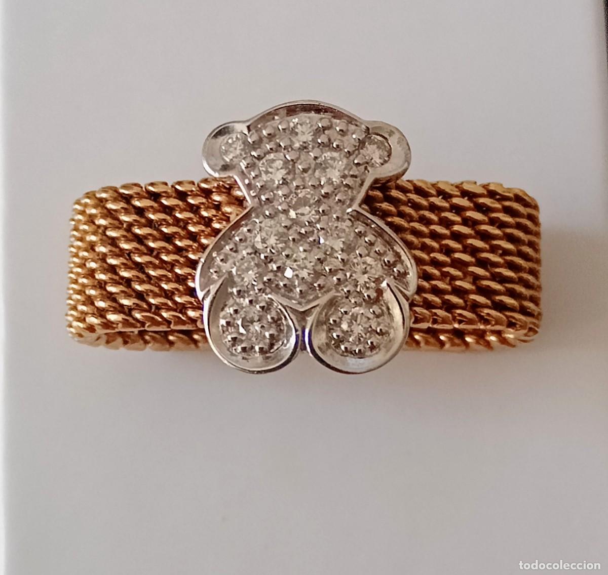 Joyeria: Anillo Oro Blanco Brillantes Tous - Foto 1