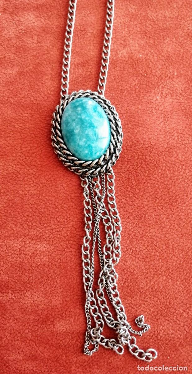 Joyeria: COLLAR PIEDRA TURQUESA. ENVIO INCLUIDO - Foto 2