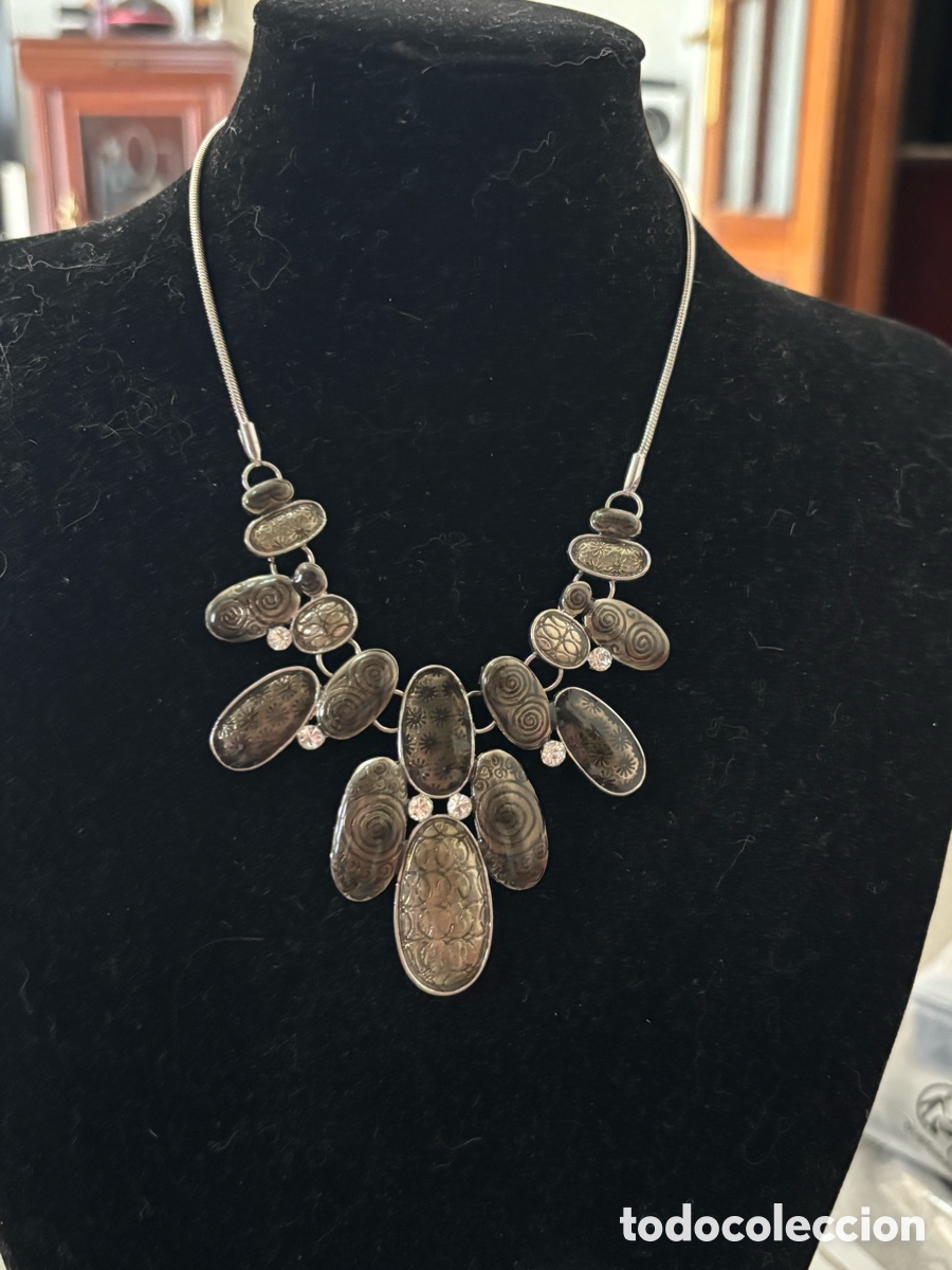 Joyeria: Gargantilla vintage de metal - Foto 1