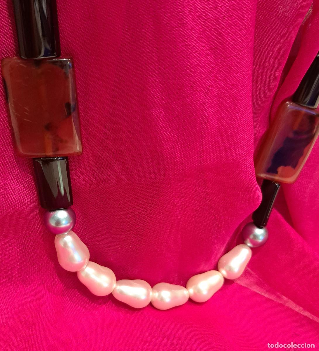Joyeria: COLLAR CON CIERRE DE PLATA Y PERLAS DE IMITACI&Oacute;N ref G - Foto 4