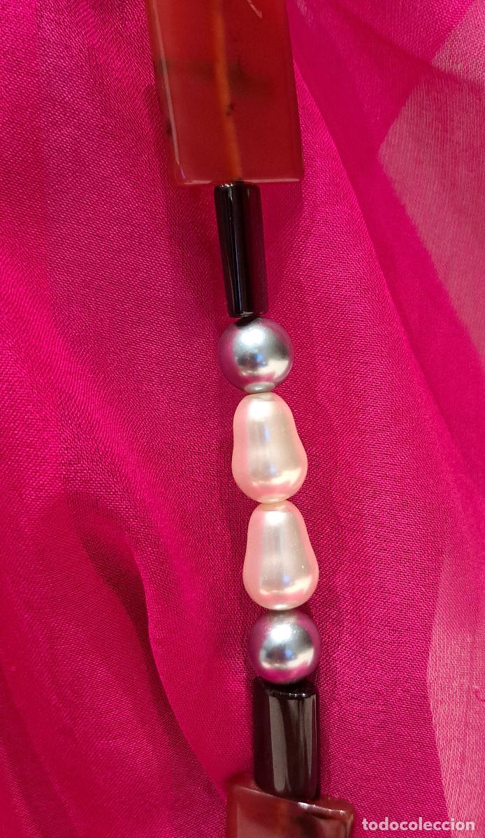 Joyeria: COLLAR CON CIERRE DE PLATA Y PERLAS DE IMITACI&Oacute;N ref G - Foto 5