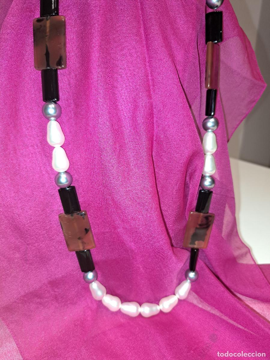 Joyeria: COLLAR CON CIERRE DE PLATA Y PERLAS DE IMITACI&Oacute;N ref G - Foto 7