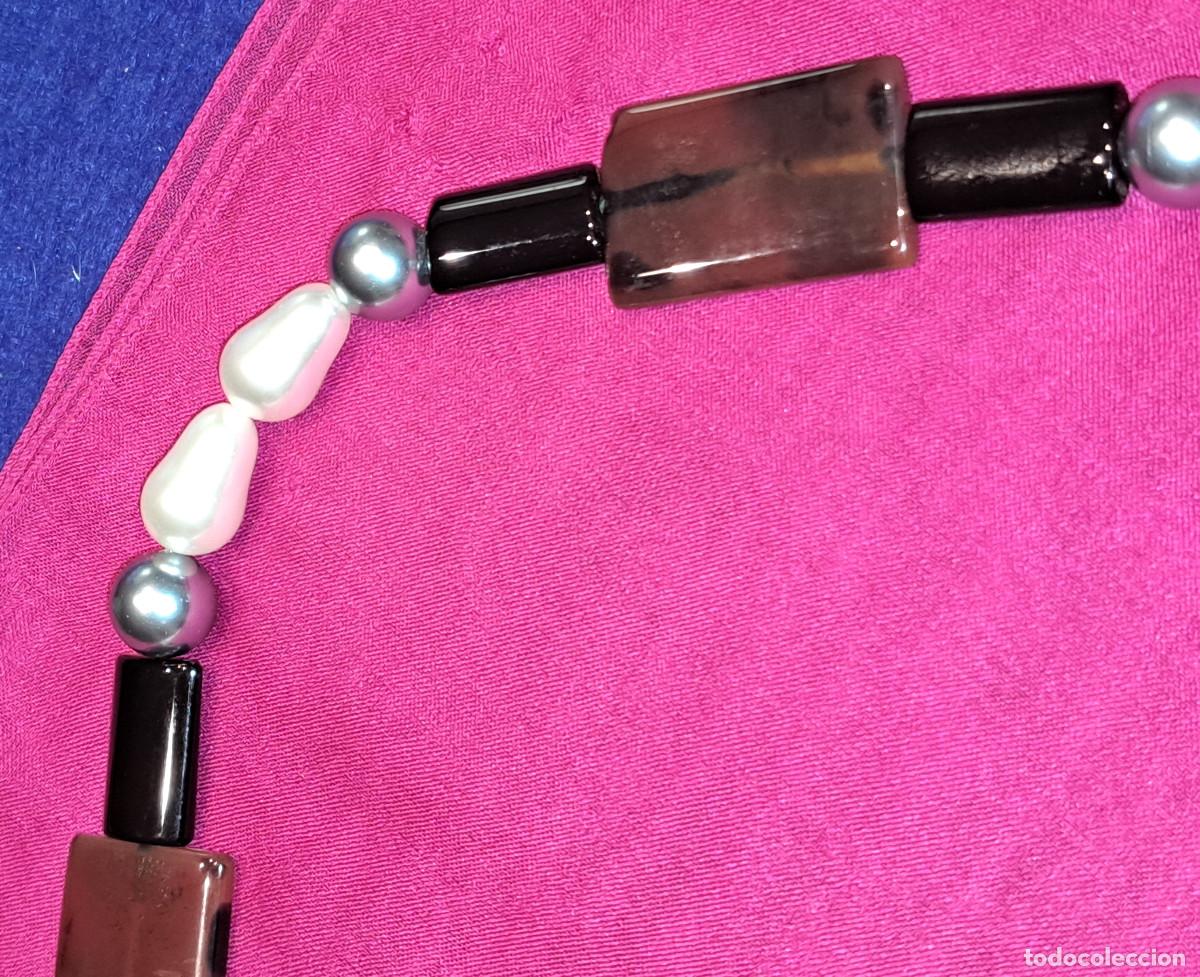 Joyeria: COLLAR CON CIERRE DE PLATA Y PERLAS DE IMITACI&Oacute;N ref G - Foto 12