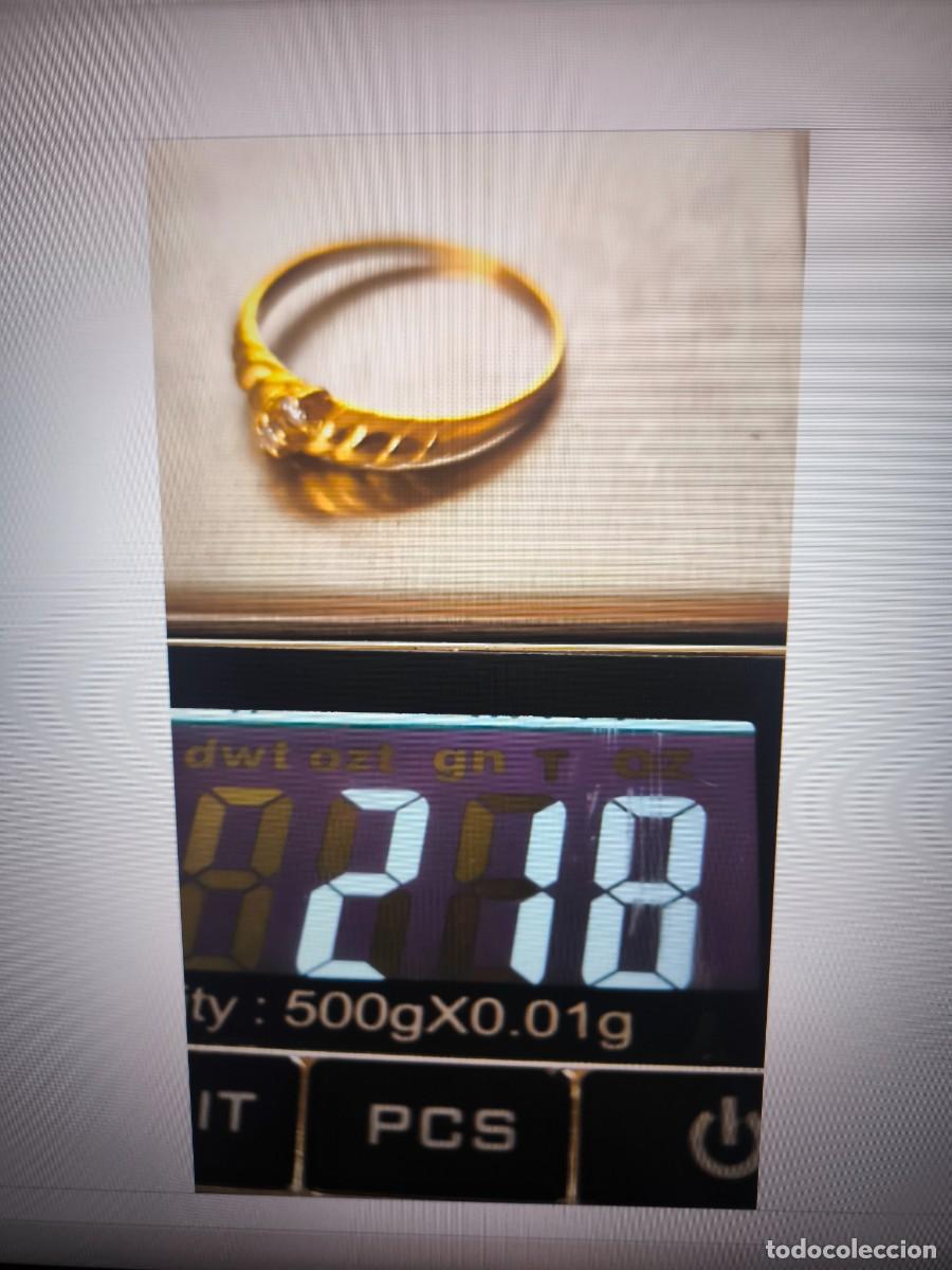 Joyeria: Anillo de oro de 18 kt. Con Diamantes. - Foto 5