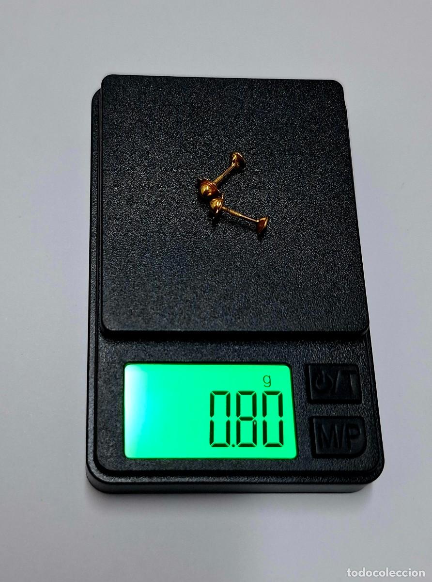 Joyeria: PENDIENTES DE BEB&Eacute; CON FORMA DE TORNILLO EN ORO DE LEY - Foto 10