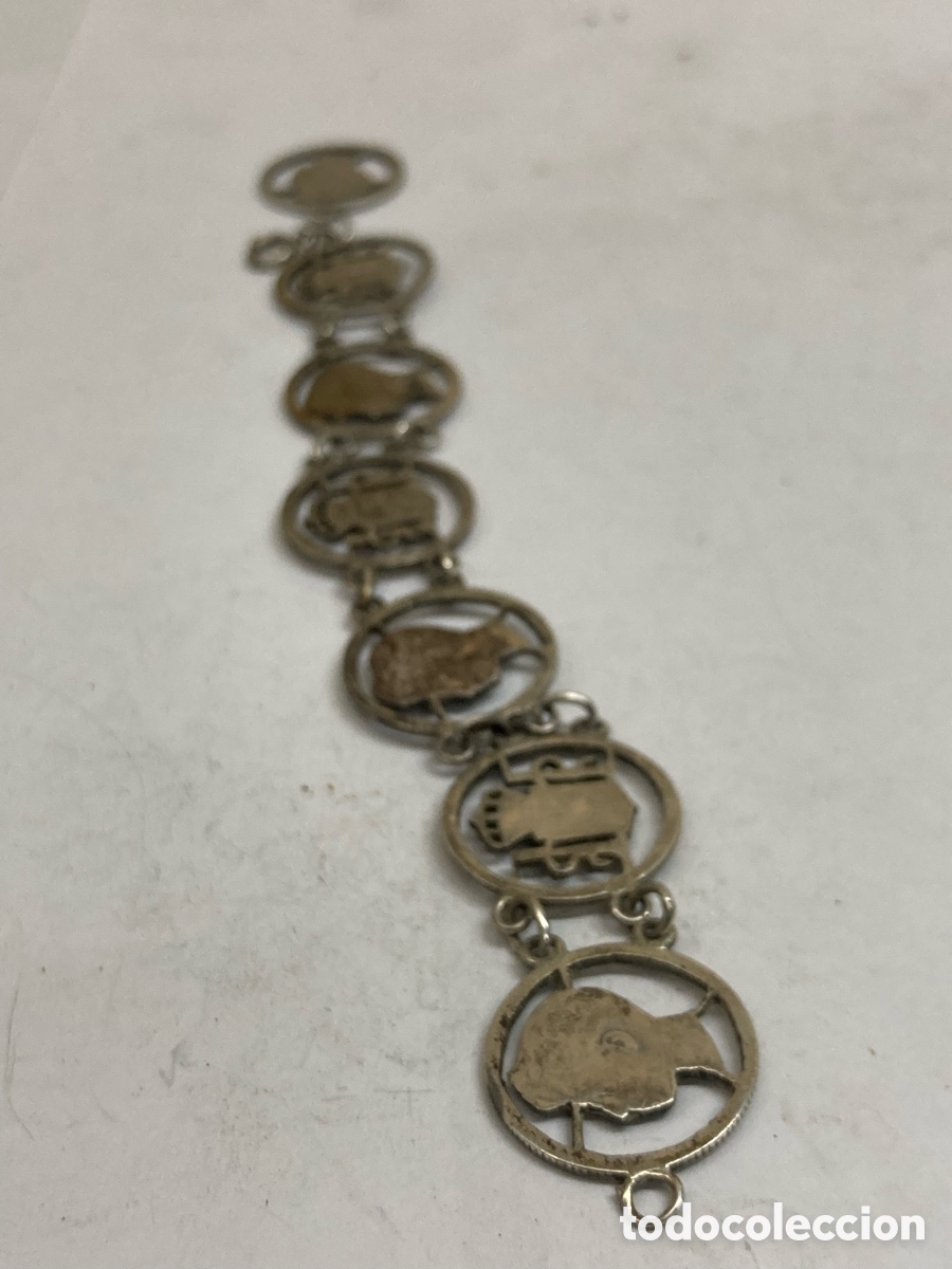 Joyeria: Pulsera de plata y monedas Pul213 - Foto 1