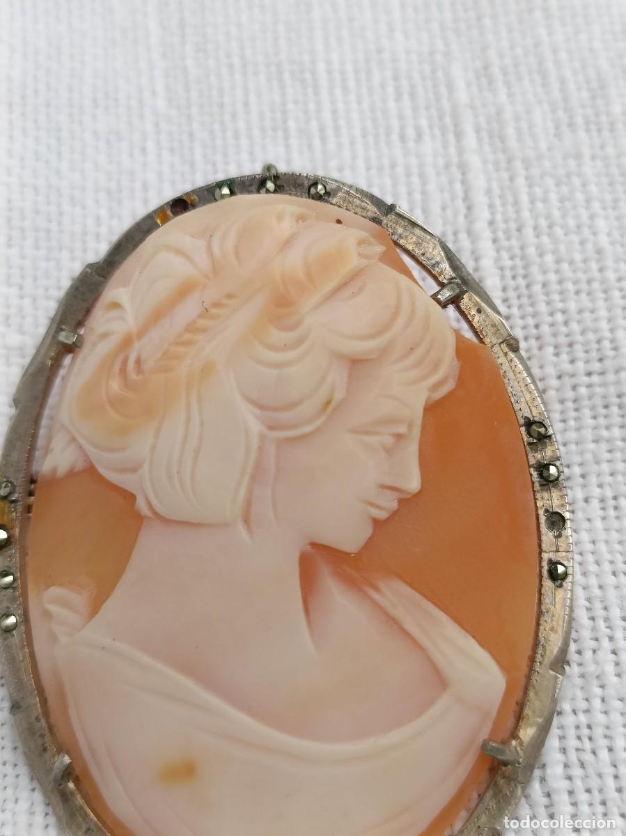 Joyeria: Antiguo camafeo de concha - Foto 2