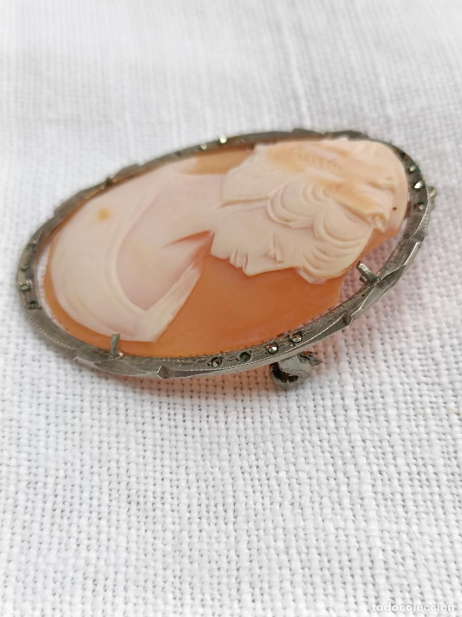 Joyeria: Antiguo camafeo de concha - Foto 3