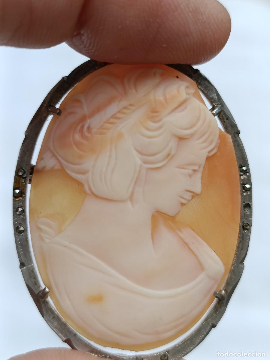 Joyeria: Antiguo camafeo de concha - Foto 6
