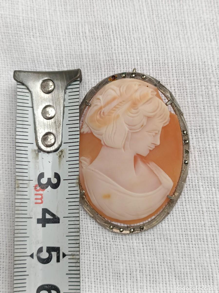 Joyeria: Antiguo camafeo de concha - Foto 7