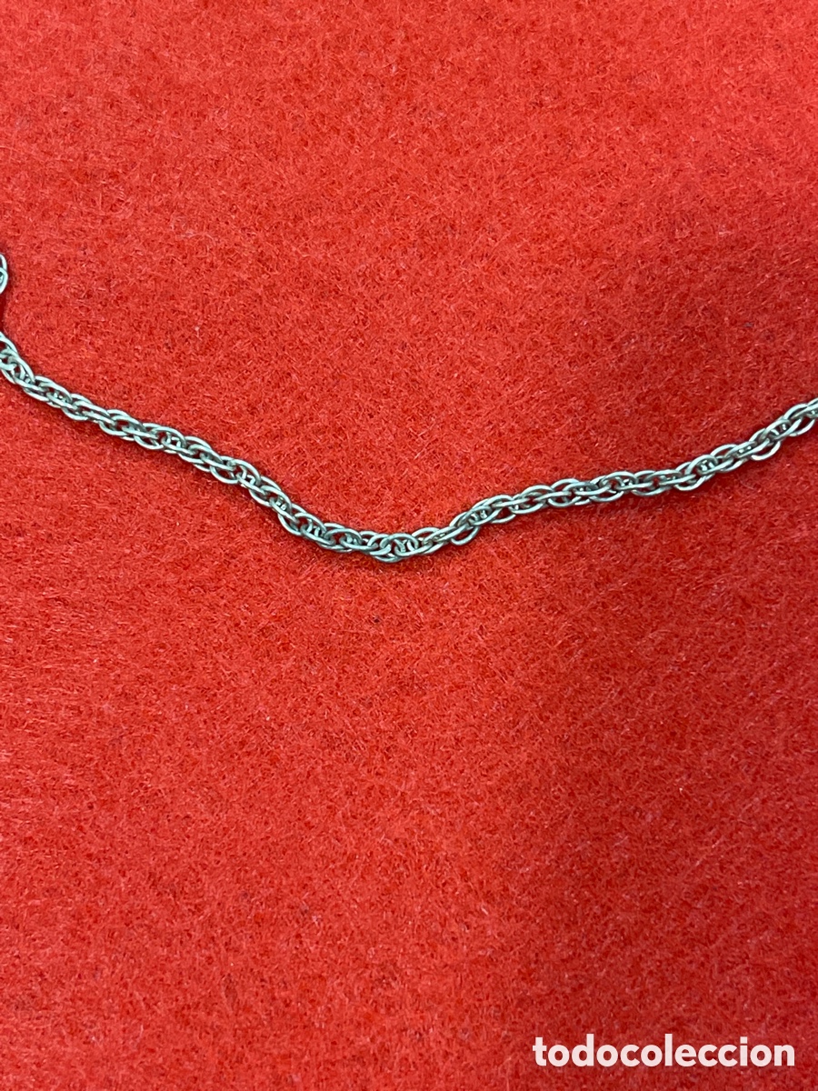 Joyeria: Cadena en plata de ley contrastada, tipo cord&oacute;n. - Foto 2