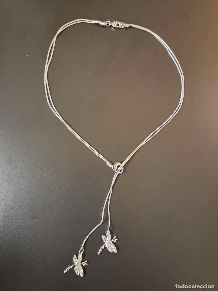 Joyeria: Colgante con 2 lib&eacute;lulas cadena 45 cm nuevo - Foto 1