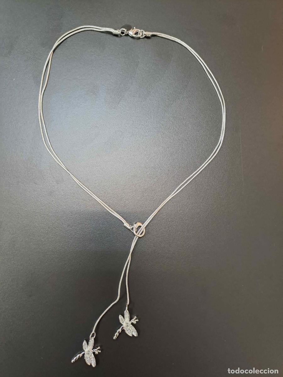 Joyeria: Colgante con 2 lib&eacute;lulas cadena 45 cm nuevo - Foto 4