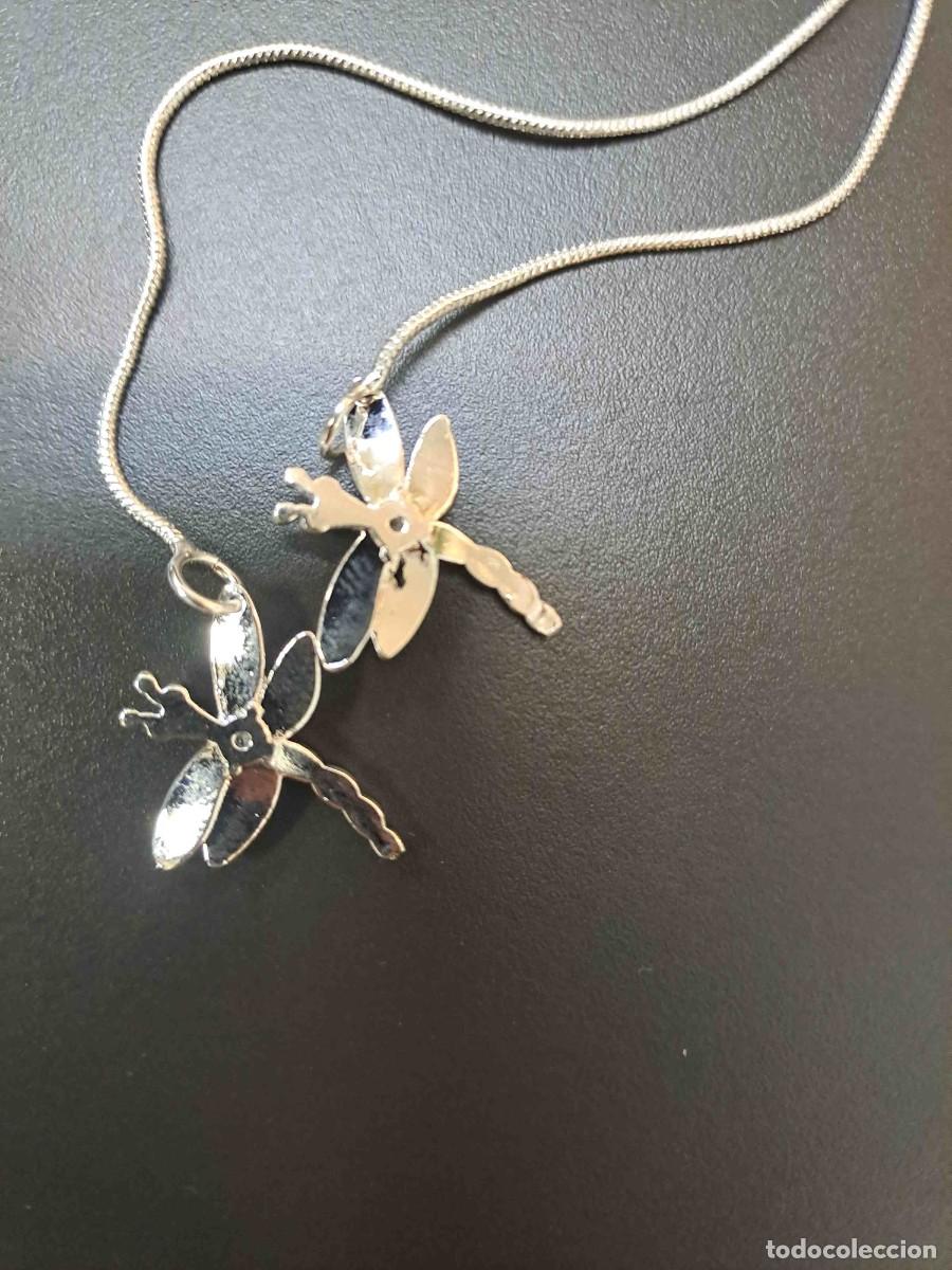 Joyeria: Colgante con 2 lib&eacute;lulas cadena 45 cm nuevo - Foto 5