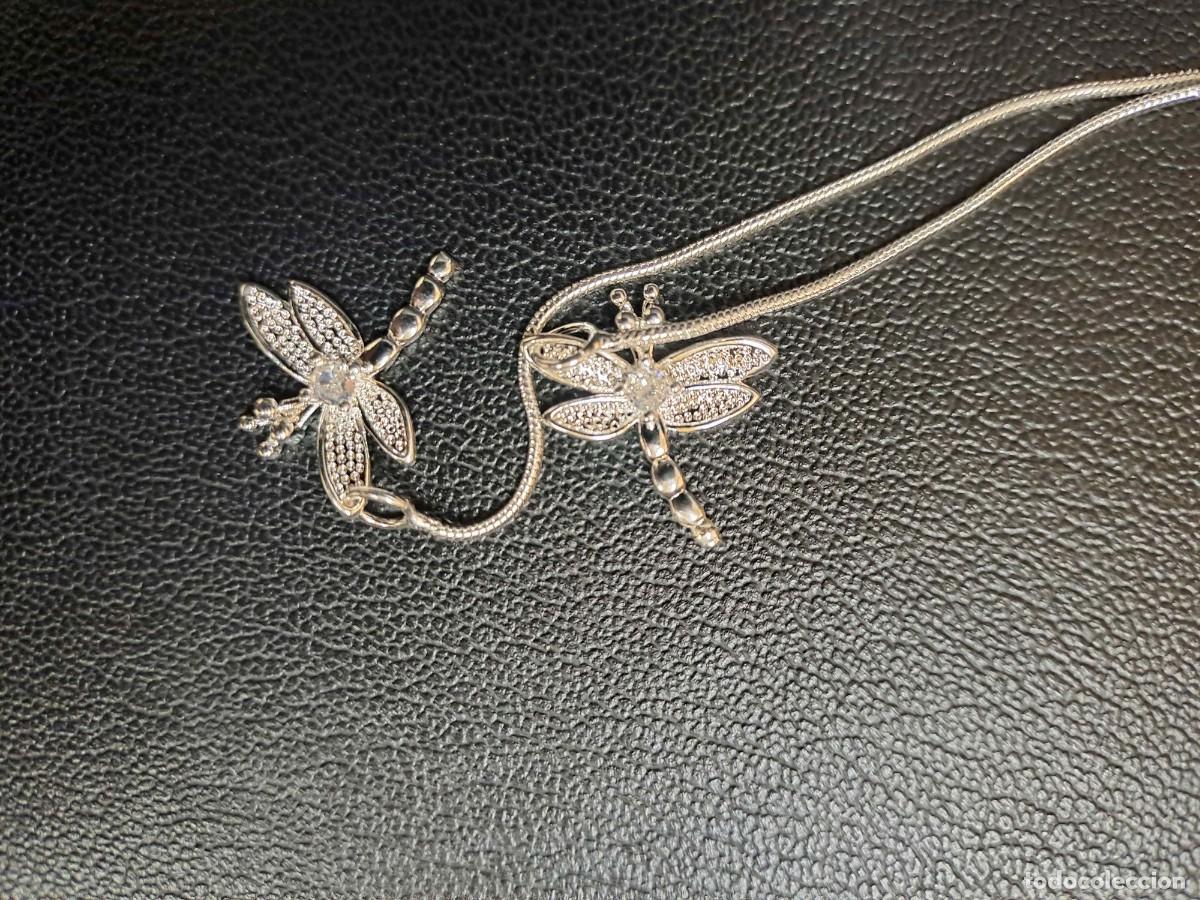 Joyeria: Colgante con 2 lib&eacute;lulas cadena 45 cm nuevo - Foto 7