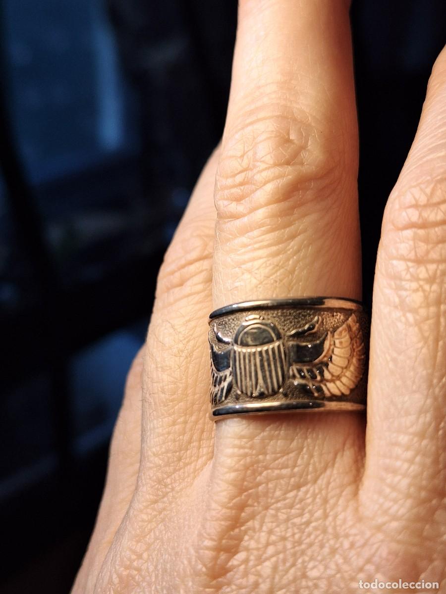 Joyeria: Anillo de plata y esmalte, vintage d&eacute;cada 90 - Foto 4