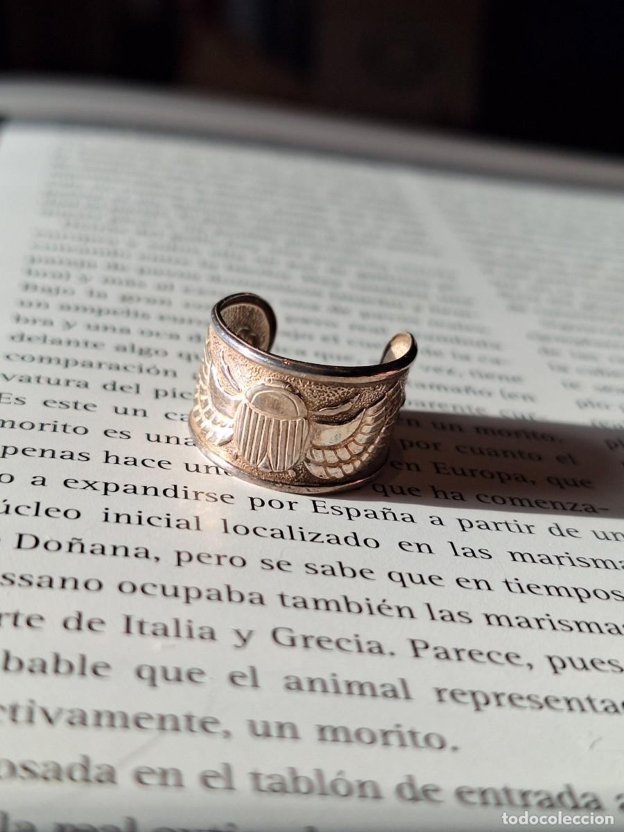 Joyeria: Anillo de plata y esmalte, vintage d&eacute;cada 90 - Foto 6