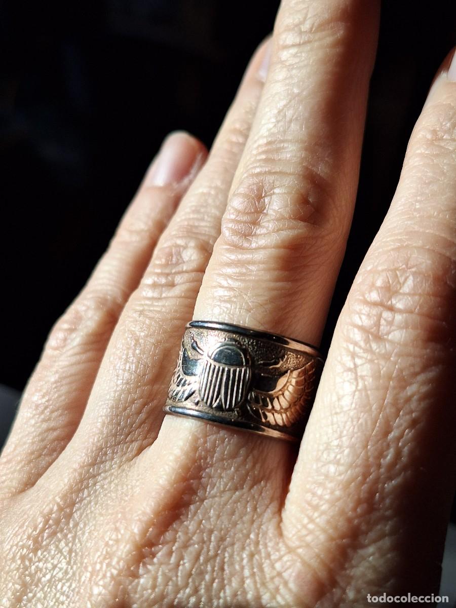 Joyeria: Anillo de plata y esmalte, vintage d&eacute;cada 90 - Foto 8