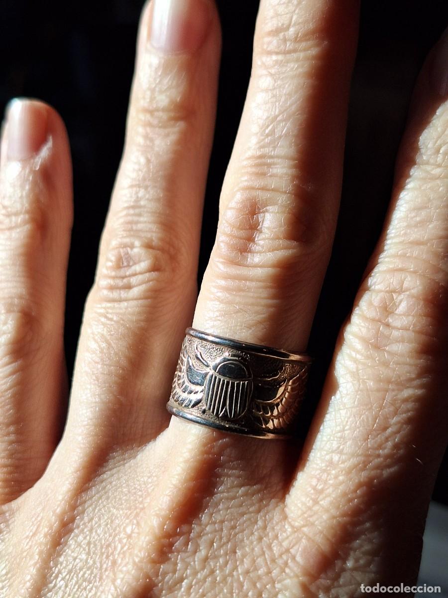 Joyeria: Anillo de plata y esmalte, vintage d&eacute;cada 90 - Foto 9