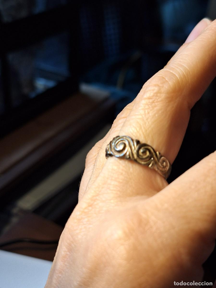 Joyeria: Anillo plata maciza vintage 1990 - Foto 3